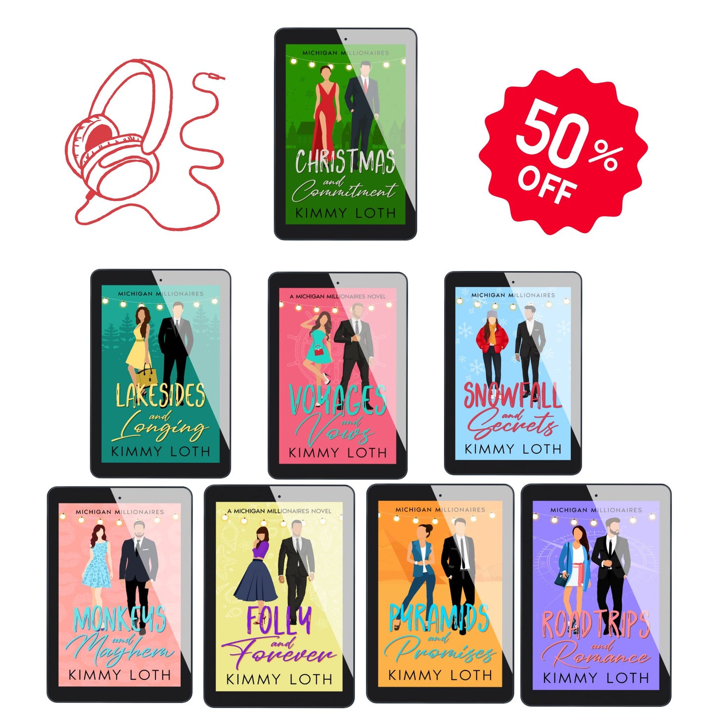 Michigan Millionaires Complete Series Bundle Featuring Christmas and Commitment