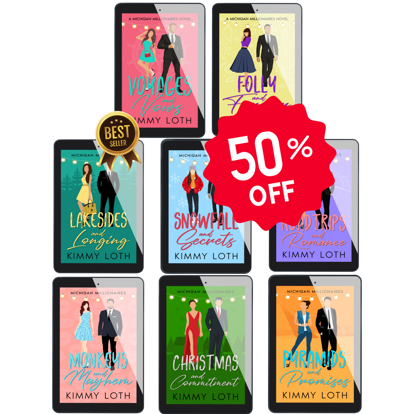 Michigan Millionaires Complete Series Bundle Featuring Voyages and Vows