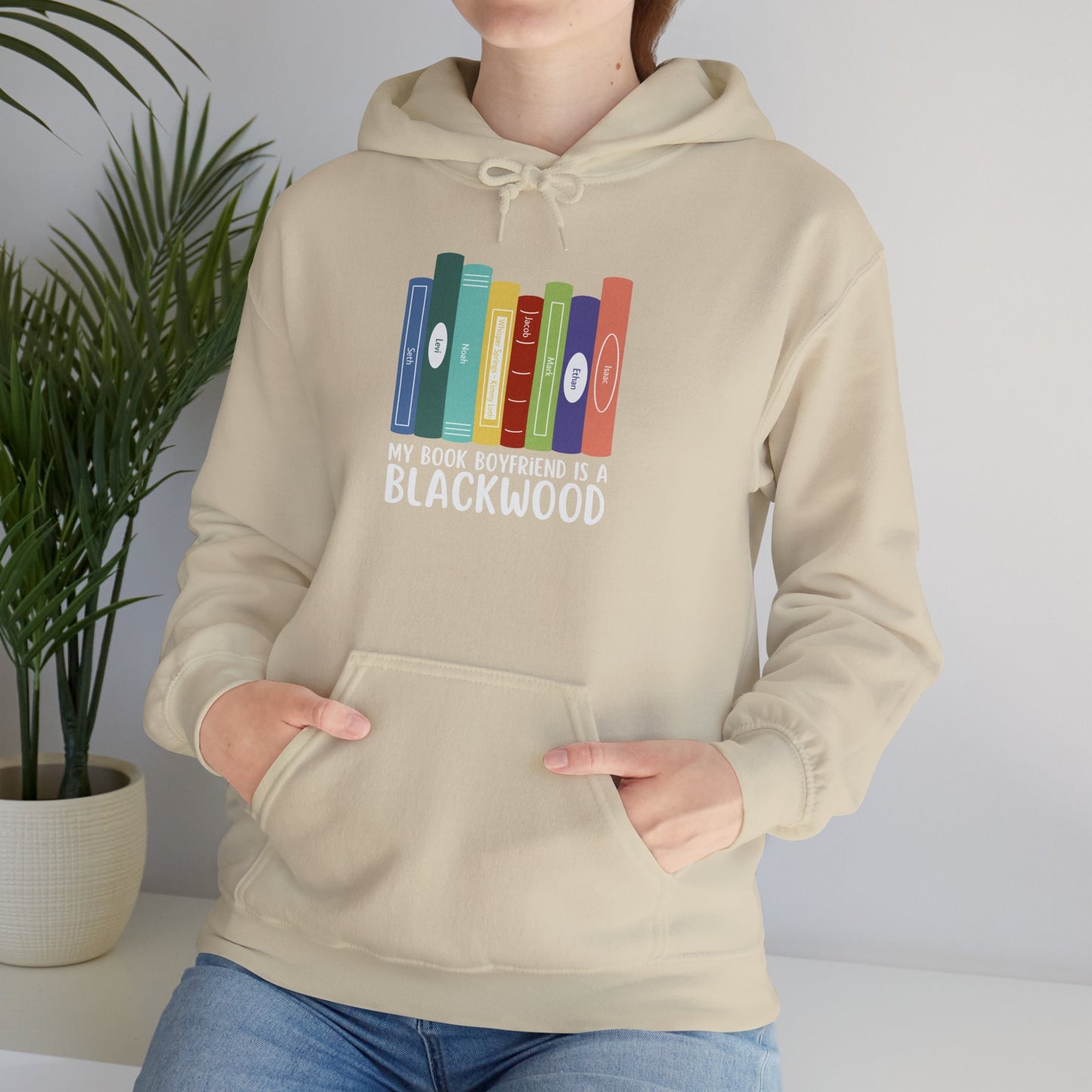 Blackwood Boyfriend Hoodie - Cozy Unisex Sweatshirt for Whisper Springs Book Series Fans