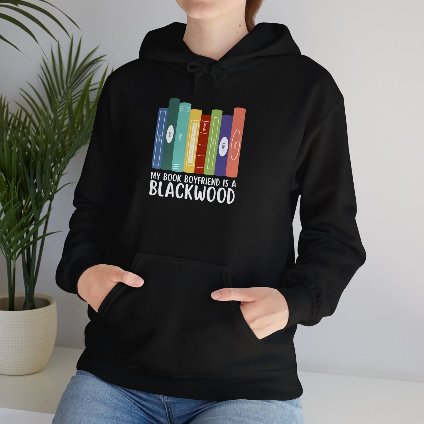 Blackwood Boyfriend Hoodie - Cozy Unisex Sweatshirt for Whisper Springs Book Series Fans