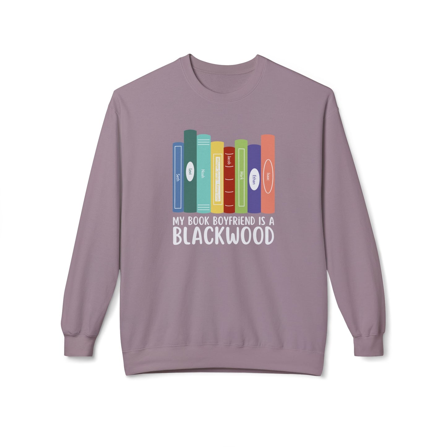 Crewneck Sweatshirt - Blackwood Boyfriend Whisper Springs Book Series Design