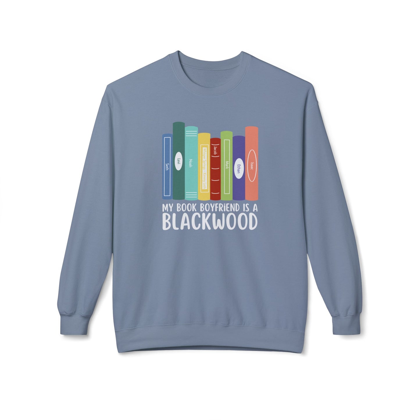 Crewneck Sweatshirt - Blackwood Boyfriend Whisper Springs Book Series Design